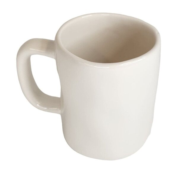 Rae Dunn Artisan Collection Magenta His Mug White Ceramic Coffee Cup - Picture 3 of 8